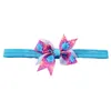 New children's swallowtail butterfly headband Simple and sweet girl headdress Print bow headband