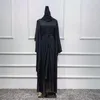 Roupas étnicas Conjunto de três peças femme muçulmano batwing abaya manto kaftan árabe longa vestido maxi vestidos africanos para mulheres