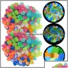 車のDVRガーデンデコレーション100pcs/lot luminous Stones glow in dark decorative pebbles waskways lawn aquarium flutercent bright drop dh0so