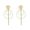 Dangle Earrings MITTO DESIGNED FASHION JEWELRIES AND ACCESSORIES GOLD PLATED ROUND HOOPS DISC STUD ASSORTED EARRING