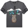 Neue Designermode DSQ Classic T-Shirt Herren und Damen Casual Dsquared T-Shirt Sommer Letter Print Kurzarm High Street Trend Freizeit-Sweatshirt
