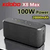 Altoparlanti portatili XDOBO X8 MAX Altoparlante Bluetooth 100W Soundbox esterno ad alto volume 20000 mAh Bank TWS Subwoofer stereo HiFi Soundbar TF AUX R230227