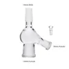 10mm 14mm 18mm maschio femmina tubo di vetro iniettore pass through adattatore bong acqua tubo dab rig palla accessorio per fumare