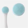 Rengöringsverktyg 3D Double Side Face Washing Brush Hud Cleaner Hine Exfoliator Ansiktrengöring Borstar Produkt Drop Delivery Health DHQVS