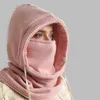 Bandanas Soft Face Cover Hood Lavable Hat Fadeless Lace-up Keep Warm