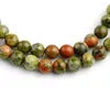 STRAND 108 Mala kralen armbanden natuursteen Chinese unakite om lotus boeddha charme mannen vrouwen yoga sieraden