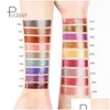 Lipgloss pudaier 18 kleuren tint cosmetisch pigment glazuur glitter waterdichte longlasting vloeibare lippenstift naakt make -up druppel afgifte hea dhlca