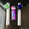 Smoking Accessories Color Funnel Pipe with Logo, Wholesale Glass Pipe, Smoking Pipe Fittings,