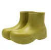Botas de chuva de luxo mulheres botas de chuva de borracha senhoras andando à prova dwaterproof água tornozelo botas de chuva casual bota curta fundo grosso 230227