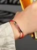 Link armbanden ketting glazen buis urn armband met handgemaakte gevlochten rood zwart koordsake -herenhouwer voor ascrematie sieraden cadeauslink