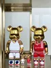 Actie speelgoedcijfers 400% BearBrick Bearbricks PVC Materiaal Plastic Teddy Bear Cartoon gek 28 cm Gift Doll Medicom Drop Delivery Toys