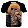 Мужские рубашки T Renaud Sechan 3D-печатная футболка мужчина женщина модное повседневное хип-хоп унисекс Хараджуку