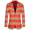 Мужские костюмы Blazers Festival Designer Men Blazer с Pant 2 PCS Luxury Printing Год мужской куртки бренд цветочные мужчины 2023men