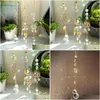 سيارة DVR Garden Decorations 3pcs Gold Suncatcher Hanging Crystal Prism Yard Decor Moon Sun Casher Maker Maker Window Christmas Decoration Dh1gv