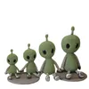 Lustige Alien-Puppe, kreatives Plüschtier, 38/48/58/68 cm, Kinder-Komfortpuppe, Jungen, Geburtstagsgeschenk, gefülltes ET-Spielzeug, grün, lila, rosa, 3 Farben