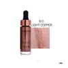 Bronzers Highlighters Nieuwe merk Liquid Highlighter Make -up voor vrouwen Magic Face Bright Glow Glitter Make -up Kits O.Two.o Cosmetic DHWX2