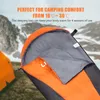 Slaapzakken LIXADA Ultralight Sleeping Bag voor volwassen winterkamperen Warm Slaapzak Waterdicht voor kamperen Wandelreizen Outdoor Adventure 230227