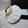 2022 Designer Sun Hat Puffy Edge Tomma huvuddesigners Sun Hatts Outdoor Fashion Women Luxury Sunhat