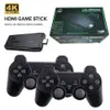 Console per videogiochi M8 2,4 g Double Wireless Controller Game Stick 4K 10000 Giochi 64 GB 32 GB Games per il regalo PS1/GBA Boy