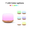 Household Office Essential Oils Diffusers USB Cool Mist Humidifier Aromatherapy Machine with 7 Colors LED Light