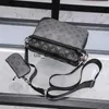 Kvällsväskor Herrmode Dam lyxhandväska PU-läder axelväskor designerhandväskor handväska crossbody-väska messenger 2 set T230228