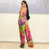 Women Phemsuits Rompers Designer Hollow Out Summer Digital Digital Print Lace-Up Wrap Beamsuit Plesters Suit ZH2843 Fashion Clothing