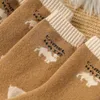 Men's Socks 2Pairs Men's and women's winter thickened warm Terry warm camel hair socks northern camel hair warm socks Z0227