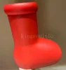 Astro Boy Boot 남자 여자 디자이너 MSCHF 부츠 Rain Boot Big Red Boot Thick Bottom Non-Slip Booties 고무 플랫폼 부티 패션 신발과 상자