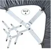 Adjustable Elastic Mattress Cover Corner Holder Clip Bed Sheet Fasteners Straps Grippers Suspender Cord Hook I0228