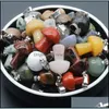 car dvr Charms 2Cm Natural Stone Mushroom Shape Quartz Crystal Pendant Necklace Rose Tiger Eye Diy Jewelry Making Necklaces Earrings Drop De Dhnht