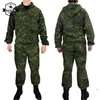 Survêtements pour hommes Costume d'uniforme militaire tactique costume de travail de camouflage de combat russe costume de travail extérieur pistolet à air couleur balle CS équipement costume d'entraînement 2 pièces Z0224