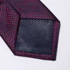 Cravates De Haute Qualité Violet Hommes Cravate De Mode Formelle De Mariage D'affaires Cravate Marque Designer 7 CM 8 CM Large Mâle Cadeau J230227