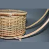 Nordic Vase Flower Pot Weaving Storage Basket Container för festvägg Hängande trädgård Hemdekoration Handgjorda bambu4307184