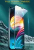 حماة الشاشة الزجاجية ذات المقرار الممتاز 3D الغطاء الكامل أعلى الألمنيوم 0.4 مم 9H لـ iPhone 6 7 8 Plus XS XR 12 MINI 11 Pro Max Samsung A12 A21S A22 A42 A32 A52 A72 A02 A02S