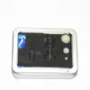Rauchpfeife E-Nagel-Box mit 25 mm flacher Heizspirale auf der Unterseite, exklusives Quarz-E-Nagel-Set, Quarz-Schüssel, Metallbox, Quarz-Banger-Nagel