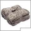 Coperte Coperta per divano con stampa leopardata Cheetah Veet Aria condizionata Adatto per aria condizionata250H Drop Delivery 2022 Home Garden Tex Dhirb