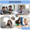 Dekompression leksak finger magnet ring fidget leksaker colorf ringar bra för träning lindrar reducerande autism ångest dhjpa