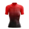 레이싱 재킷 여자 사이클링 유니폼 2023 여름 방지대 의류 소녀의 퀵 건조 산악 자전거 셔츠 여성 옷
