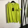 23SS FW Kvinnor överdimensionerade tröja stickor designer toppar med brevväska mönster Milan Runway Brand Designer Crop Top Shirt High End Custom Elasticity Pullover Sweater