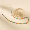 Pendant Necklaces Mask Glasses Chain Acrylic Metal Fashion Temperament Rope Anti-lost Necklace