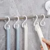 Hooks 10pc S-shaped Hook With Buckle Portable Multifunctional Kitchen Home Durable Organizer S Windproof Lock Plastic Hanger