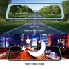 Aggiornamento Car Dvr Mirror 10 pollici IPS 2.5D Touch Screen Stream Vista posteriore Dash Cam Specchio Dual Car Camera Dashcam Drive Recorder FHD1080P Car DVR