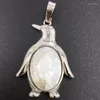 ペンダントネックレス美しいジュエリーZealandAbalone Pearl Shell Penguin女性男性ビードPWB740の母