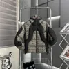 メンズダウンパーカーデザイナーファッションメンズジャケット女性冬のふくらんでいるジャケットマンクラシックリバーシブルコート女性ウールレターパターンコートa4ci