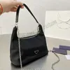 Vrouwen Ontwerper Hobo Nylon Onderarmtas 2021s Italië Milano Merk Dubbele Band Winkelen Schouder Handtassen Dame Halve Maan Crossbody Handtas Luxe Ontwerpers