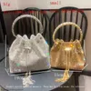 Gandage des pierres Sac d'embrayage en soirée sacs à diamant brillant argenté et sac à main sac de luxe de concepteur de luxe sac à bandoue cristal baillez y220513