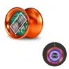 Yoyo 5 Colors Y02-B Unresponsive YoYo Aluminum Alloy Professional Yoyo Ball with LED Light for advanced players to perform on stage 230227