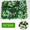 Dekorativa blommor 3D Artificial Plant Wall Panel Greenery Hedegs For Party Home Lawns Wedding Decor