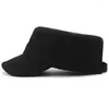 Berets Classic Vintage Men Hat Wojska Moda dla dorosłych Moda Letnia jesień marka solidna regulowana płaska czapka dla kobiet