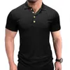 Polo da uomo Polo da uomo Camicia a maniche corte da uomo Moda Abbigliamento casual estivo Abbigliamento da lavoro da uomo Respira la camicia leggera e sottile 230228